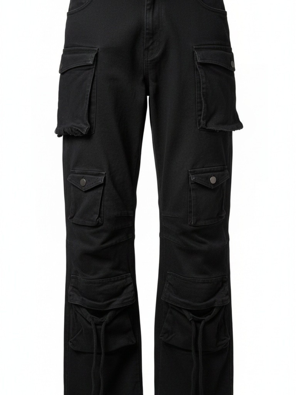 Black Cargo Women Jeans